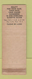 Matchbook Cover - Adolph's Beauty Salons Hagerstown MD