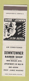 Matchbook Cover - Downtowner Barber Shop Cleveland OH