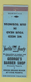 Matchbook Cover - George's Barber Shop Redford? MI