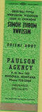 Matchbook Cover - Westana Mobile Homes Missoula MT green