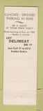 Matchbook Cover - Deli Meat Kosher Restaurant Pasadena CA