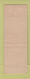 Matchbook Cover - Andrews Cafe Hillsboro TX