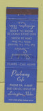 Matchbook Cover - Parkway Cafe Lexington NE Standard oil gas WEAR