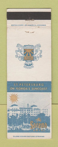 Matchbook Cover - Soreno Hotel St Petersburg FL
