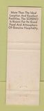 Matchbook Cover - Soreno Hotel St Petersburg FL