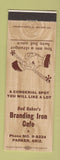 Matchbook Cover - Branding Iron Cafe Parker AZ