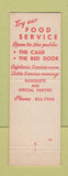 Matchbook Cover - University Union Illinois State Normal IL
