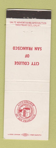 Matchbook Cover - City College of San Francisco CA