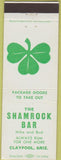 Matchbook Cover - Shamrock Bar Claypool AZ