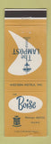 Matchbook Cover - Boise Hotel ID Lampost