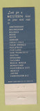 Matchbook Cover - Boise Hotel ID Lampost