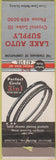 Matchbook Cover - 2 in 1 Piston Rings Crystal Lake IL