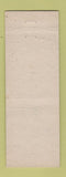 Matchbook Cover - Chuck's Cleaners Dyers