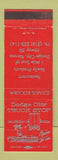 Matchbook Cover - Dodge City Truck Stop KS