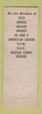 Matchbook Cover - Fiori's Italian Restaurant Occidental CA