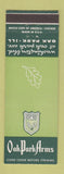 Matchbook Cover - Oak Park Arms Oak Park IL