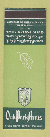 Matchbook Cover - Oak Park Arms Oak Park IL