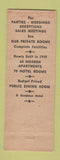Matchbook Cover - Oak Park Arms Oak Park IL