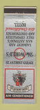 Matchbook Cover - St Anthony Hotel San Antonio TX