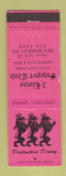 Matchbook Cover - 3 Lions Supper Club West Baraboo WI PINK