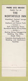 Matchbook Cover - Northfield Inn MA 1888 House
