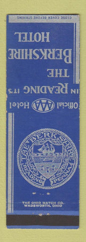 Matchbook Cover - Berkshire Hotel Reading PA