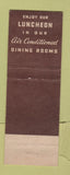 Matchbook Cover - Gibby's Cocktails Chicago IL