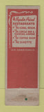 Matchbook Cover - Hotel Governor Clinton New York City