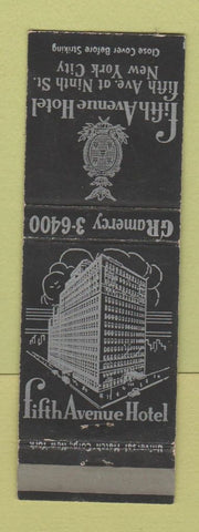 Matchbook Cover - Fifth Avenue Hotel New York City