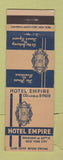 Matchbook Cover - Hotel Empire New York City