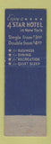 Matchbook Cover - Hotel Lincoln New York City