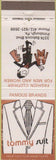 Matchbook Cover - Tommy Suit Pittsburgh PA