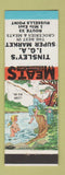 Matchbook Cover - Tinsley's IGA Grocery Russells Point OH hillbilly
