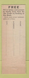 Matchbook Cover - Pacific Auto Park Long Beach CA hillbilly