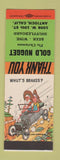 Matchbook Cover - Gold Nugget Bar Antioch CA hillbilly shuffleboard