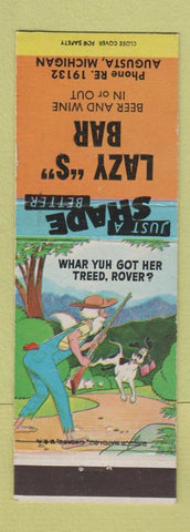Matchbook Cover - Lazy S Bar Augusta MI hillbilly