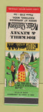 Matchbook Cover - Rockhill & Kinney oil gas Hastings MI hillbilly