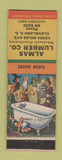 Matchbook Cover - Almas Lumber Cleveland OH hillbilly Terry Says girlie #2