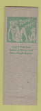 Matchbook Cover - Almas Lumber Cleveland OH hillbilly Terry Says girlie #2