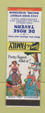 Matchbook Cover - De Rose Tavern Racine WI hillbilly