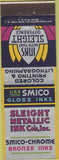 Matchbook Cover - Sleight Metallic Inc