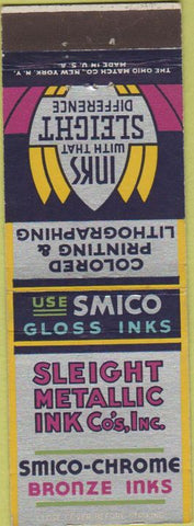 Matchbook Cover - Sleight Metallic Inc
