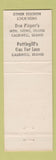 Matchbook Cover - Pettingill's oil gas Gooding ID