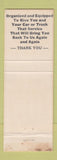 Matchbook Cover - Western Truck Stop & Cafe Liberty MO
