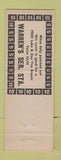 Matchbook Cover - Warren's Service oil gas Scranton PA