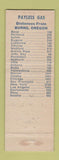 Matchbook Cover - Pay Less Gas oil Burns Hines OR
