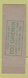 Matchbook Cover - Haggart's Service oil gas Moorhead MN Fargo ND CREASE