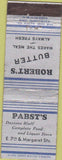 Matchbook Cover - Pabst's Daytons Bluff St Paul MN? WEAR butter