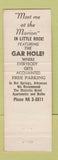 Matchbook Cover - Marion Hotel Little Rock AR