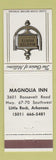 Matchbook Cover - Magnolia Inn Little Rock AR Master Hosts